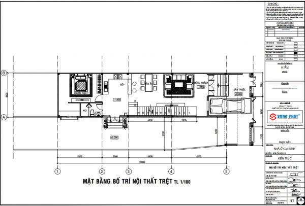 mẫu bản vẽ thiết kế nhà 2 tầng